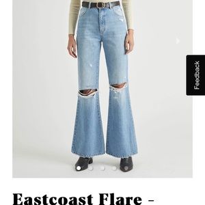 Rolla’s Eastcoast Flares Sofia worn size 30